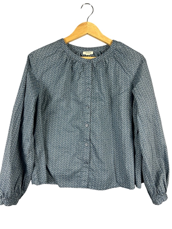 a.n.a Tops - a.n.a. Blue Peasant Blouse Long Sleeve Size M